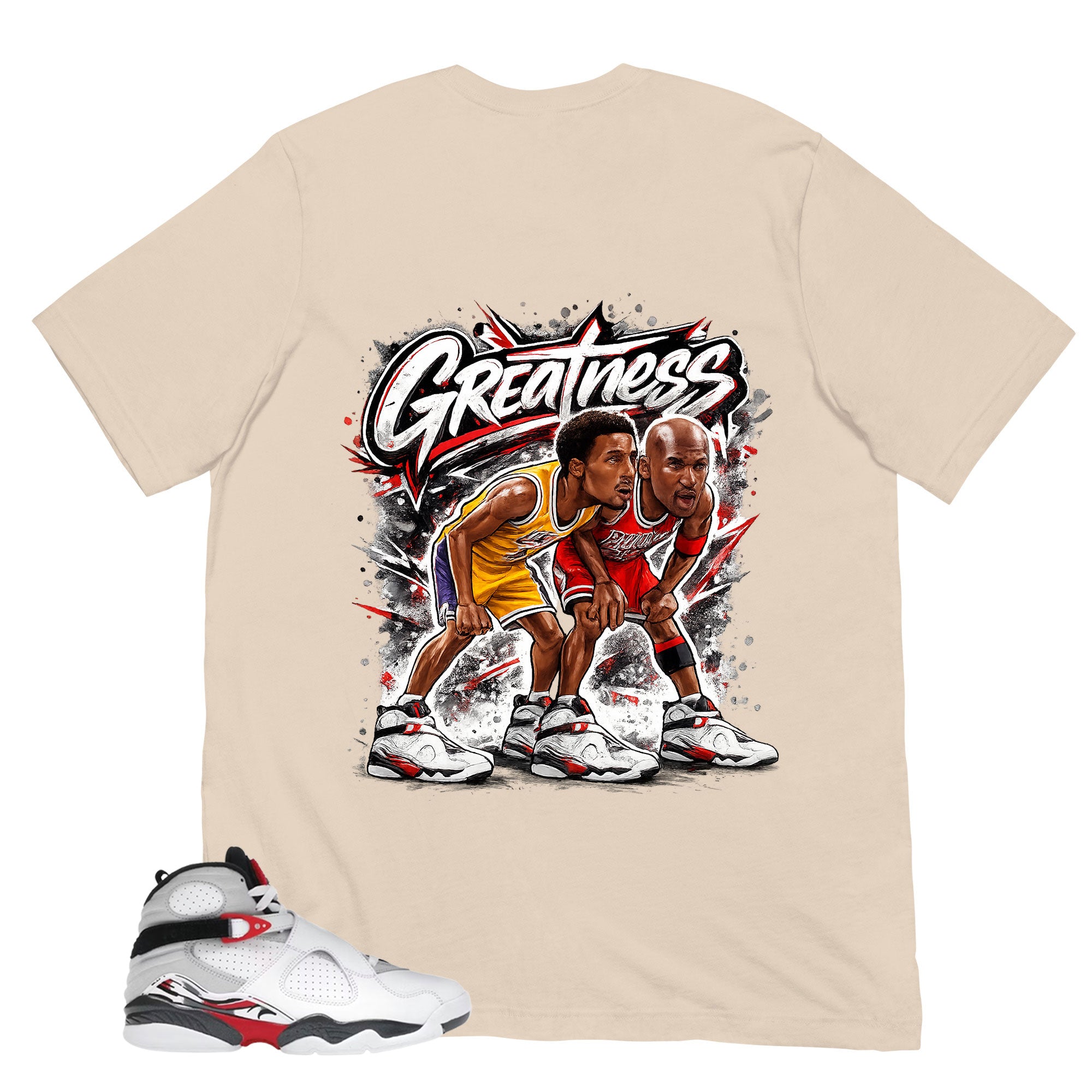 Graphic Tee to Matching 8s Bugs Bunny Greatness Shirt