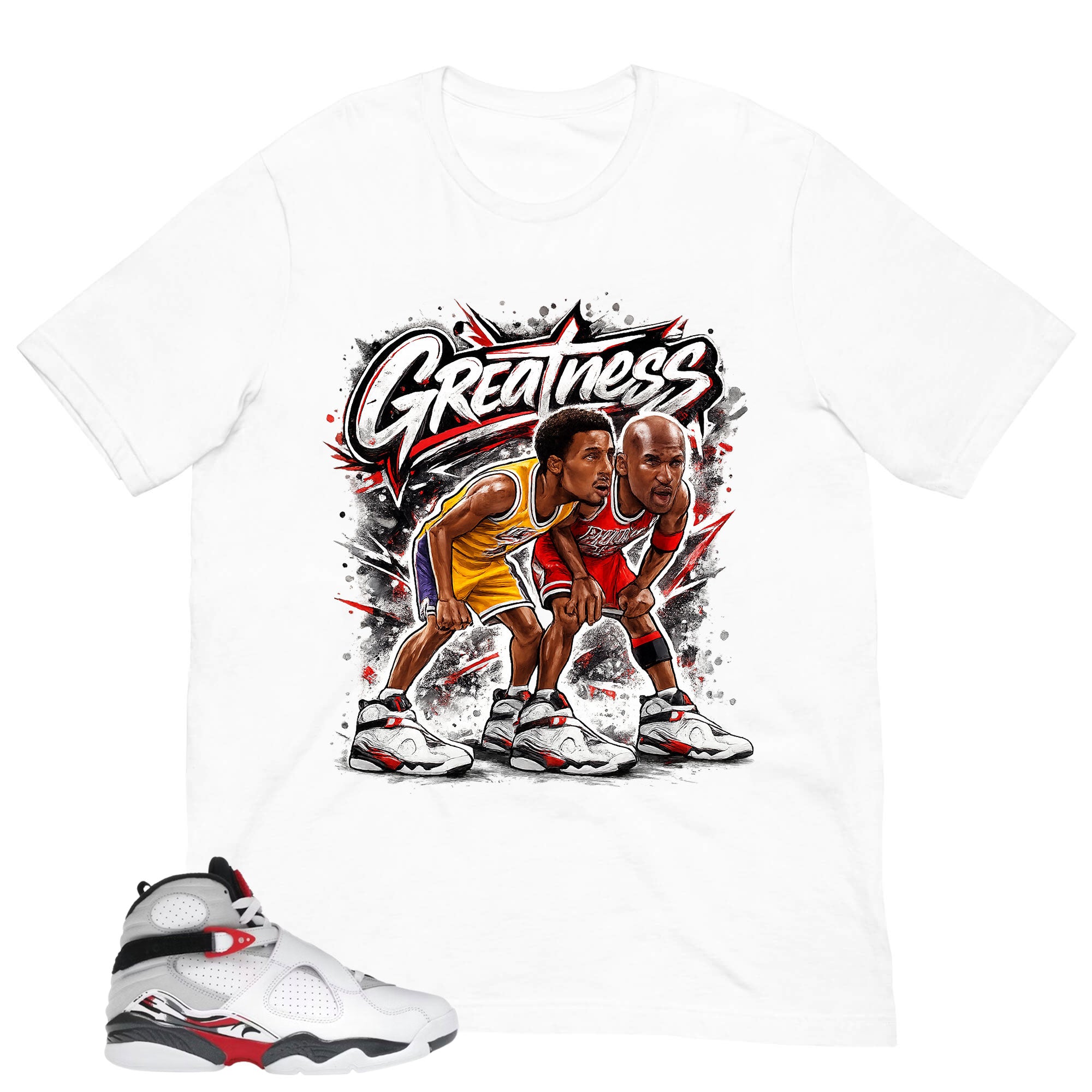 Graphic Tee to Matching 8s Bugs Bunny Greatness Shirt