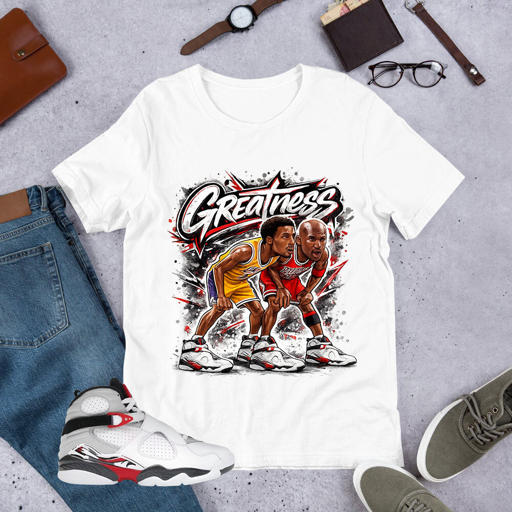 Graphic Tee to Matching 8s Bugs Bunny Greatness Shirt