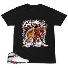 Graphic Tee to Matching 8s Bugs Bunny Greatness Shirt