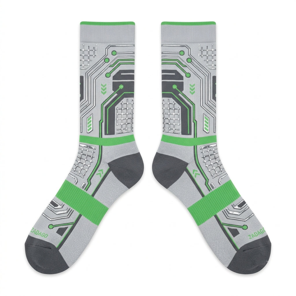Green Bean Socks – Air Jordan 5 Retro Inspired Mid-Calf Unisex Crew Socks