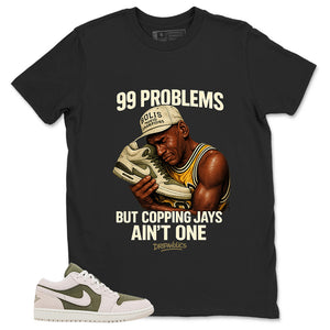 Green Medium Olive 1s Zadago Shirt 99 Problems Graphic