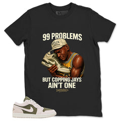 Green Medium Olive 1s Zadago Shirt 99 Problems Graphic