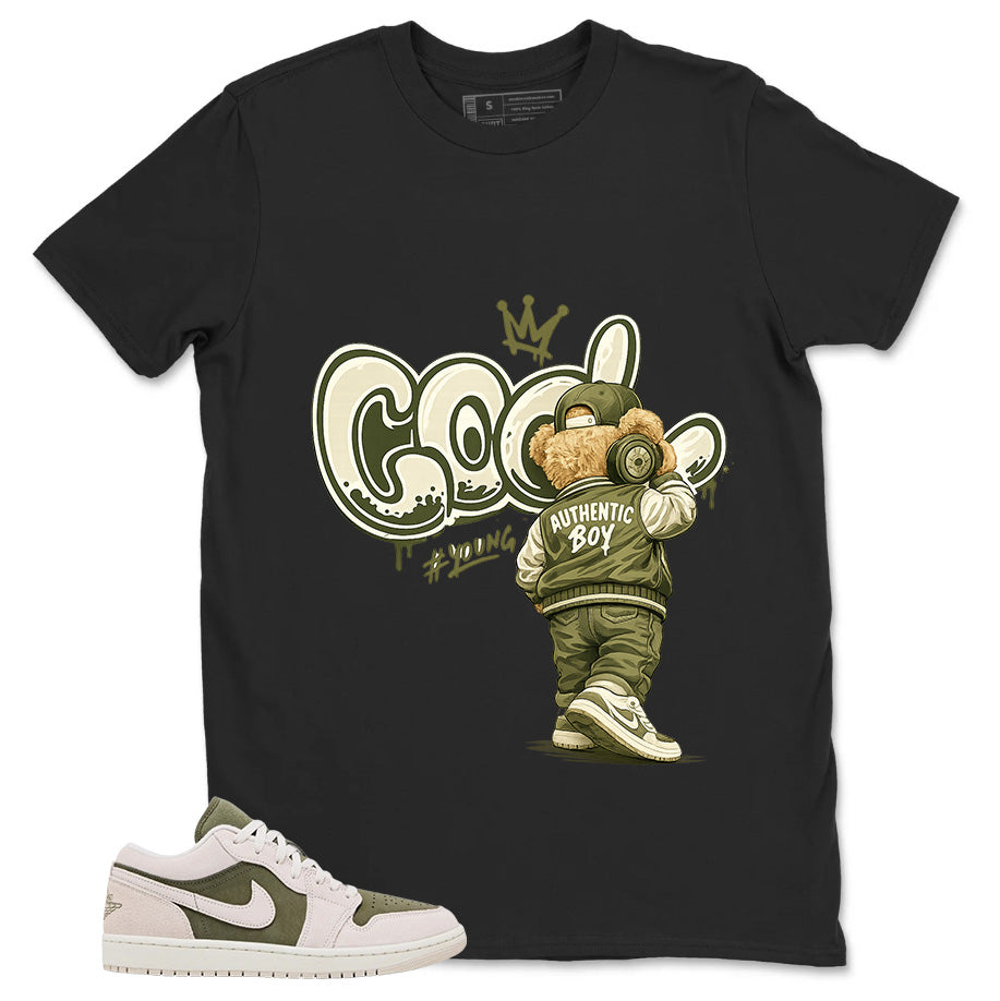 Green Medium Olive 1s Zadago Shirt Cool Boy Graphic