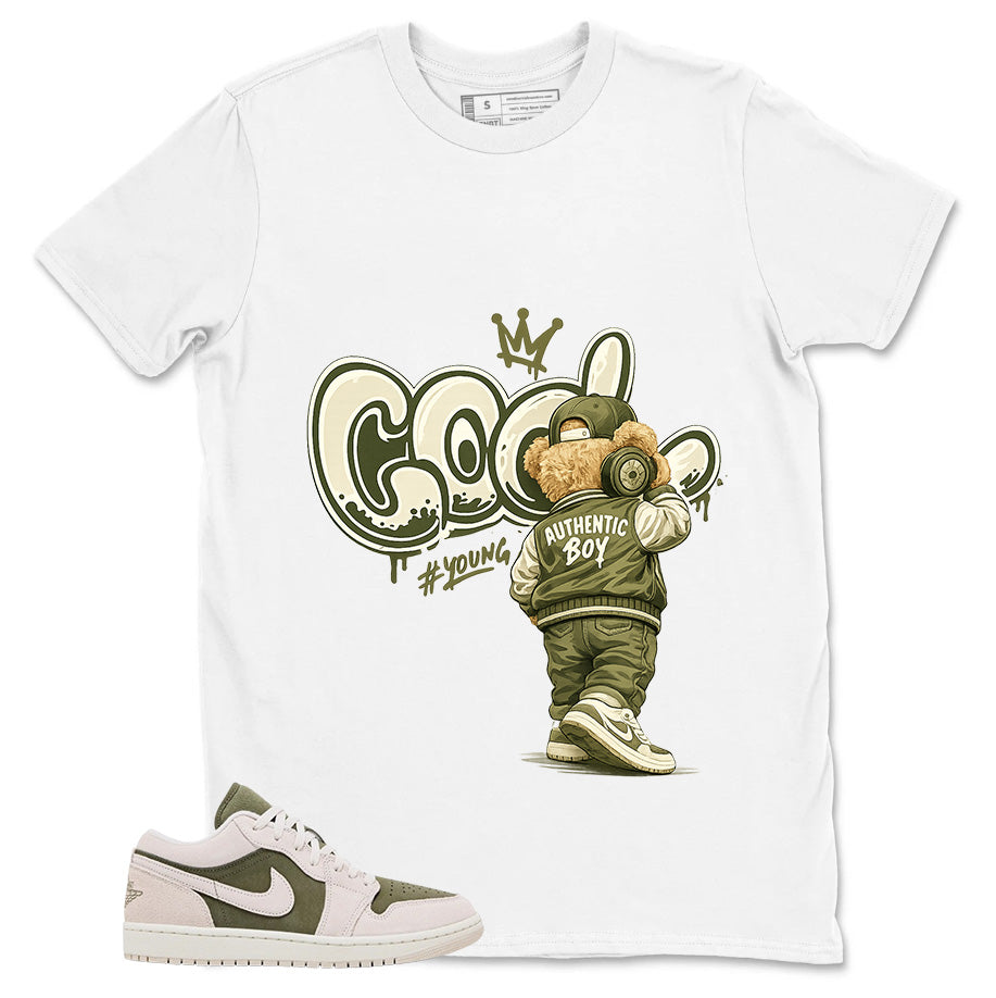 Green Medium Olive 1s Zadago Shirt Cool Boy Graphic