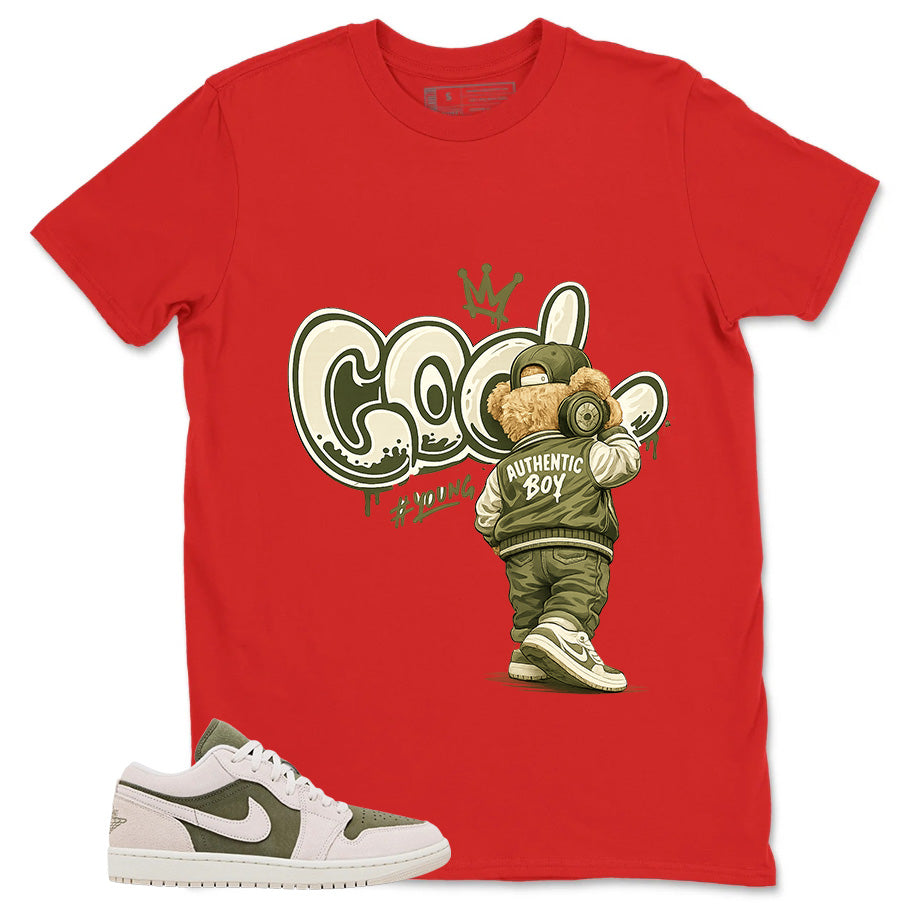 Green Medium Olive 1s Zadago Shirt Cool Boy Graphic