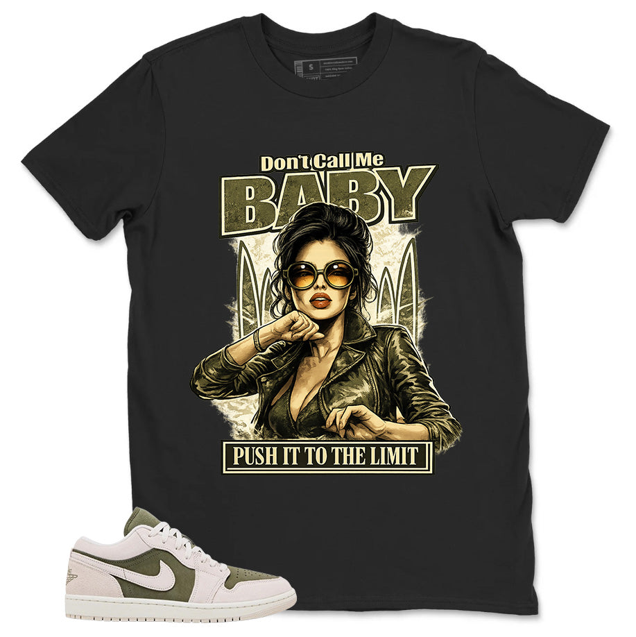 Green Medium Olive 1s Zadago Shirt Don't Call Me Baby Graphic