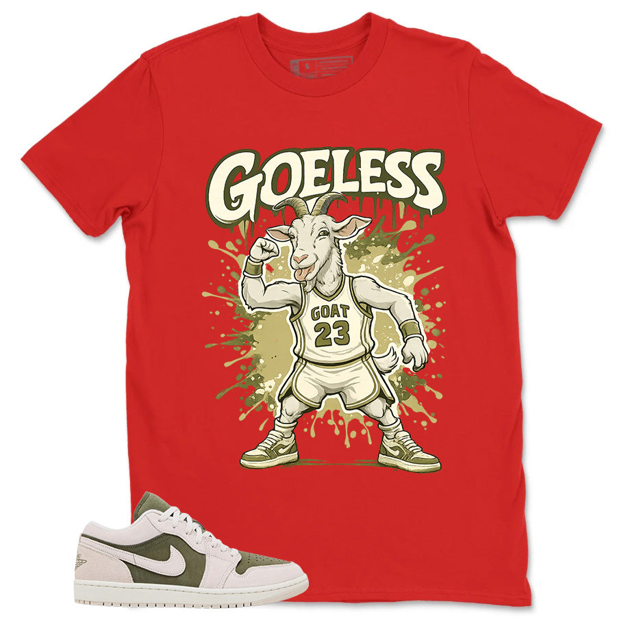 Green Medium Olive 1s Zadago Shirt Goat 23 Graphic