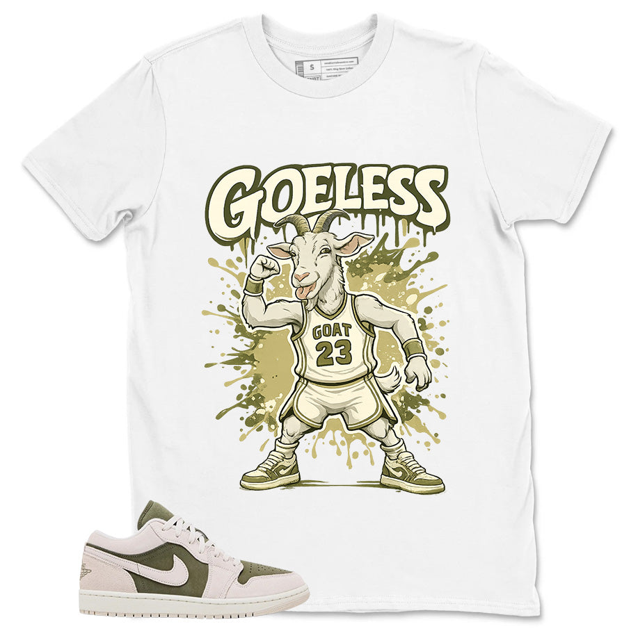Green Medium Olive 1s Zadago Shirt Goat 23 Graphic