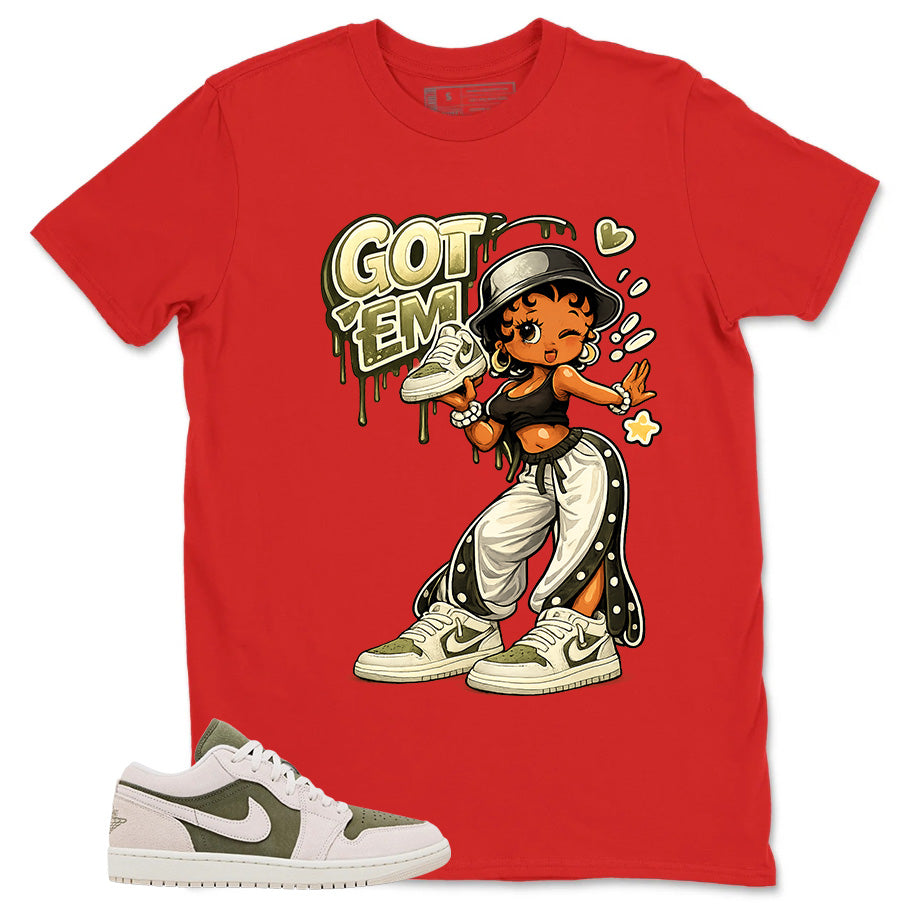 Green Medium Olive 1s Zadago Shirt Got Em Lady Graphic