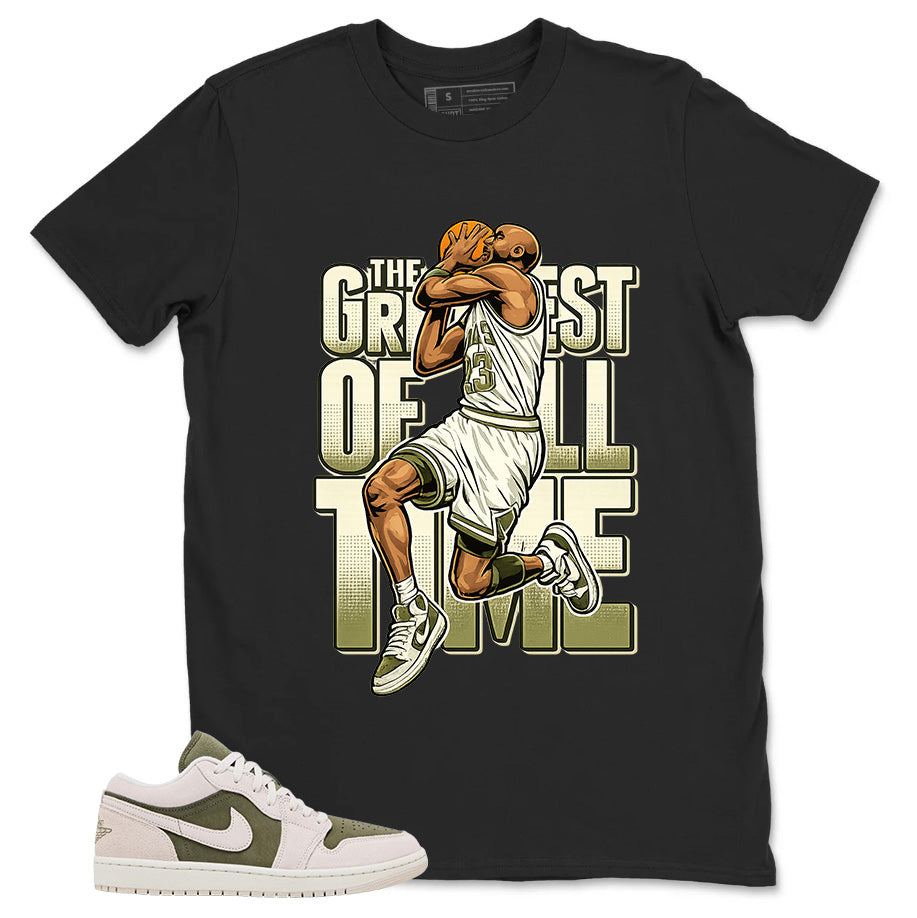 Green Medium Olive 1s Zadago Shirt Greatest Of All Time Graphic