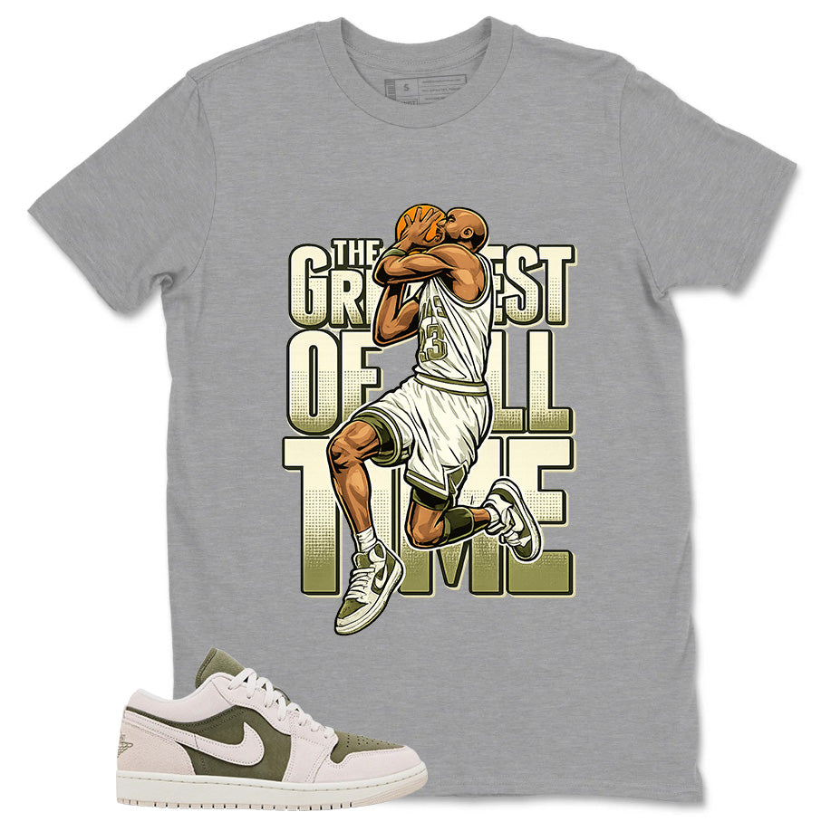 Green Medium Olive 1s Zadago Shirt Greatest Of All Time Graphic