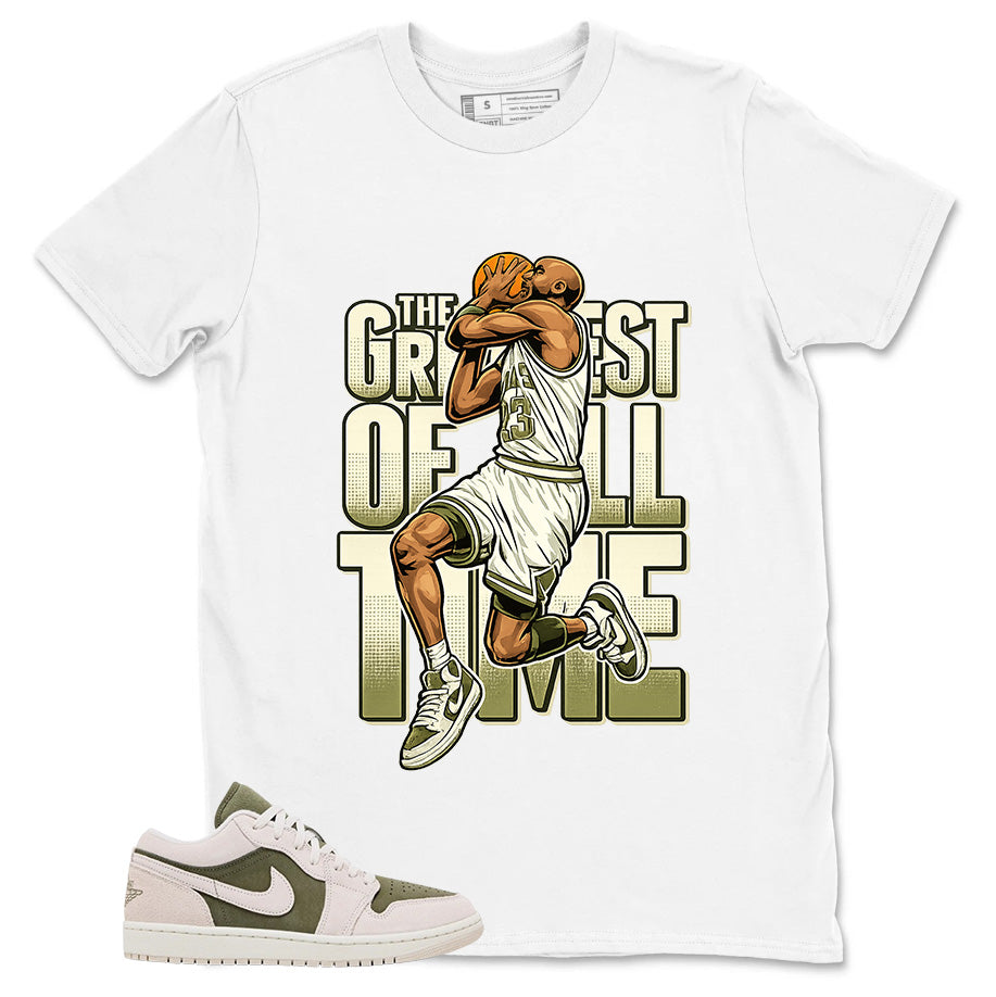Green Medium Olive 1s Zadago Shirt Greatest Of All Time Graphic