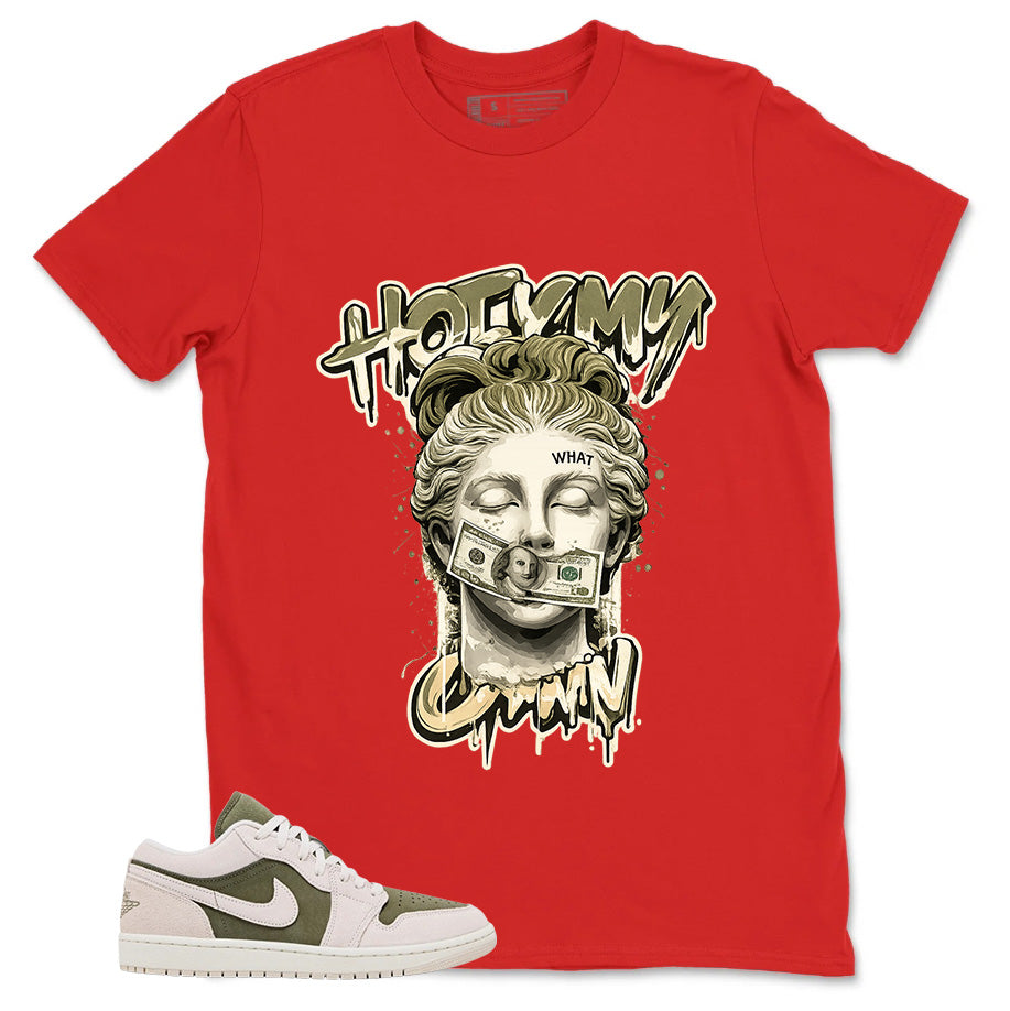 Green Medium Olive 1s Zadago Shirt Hold My Own Graphic