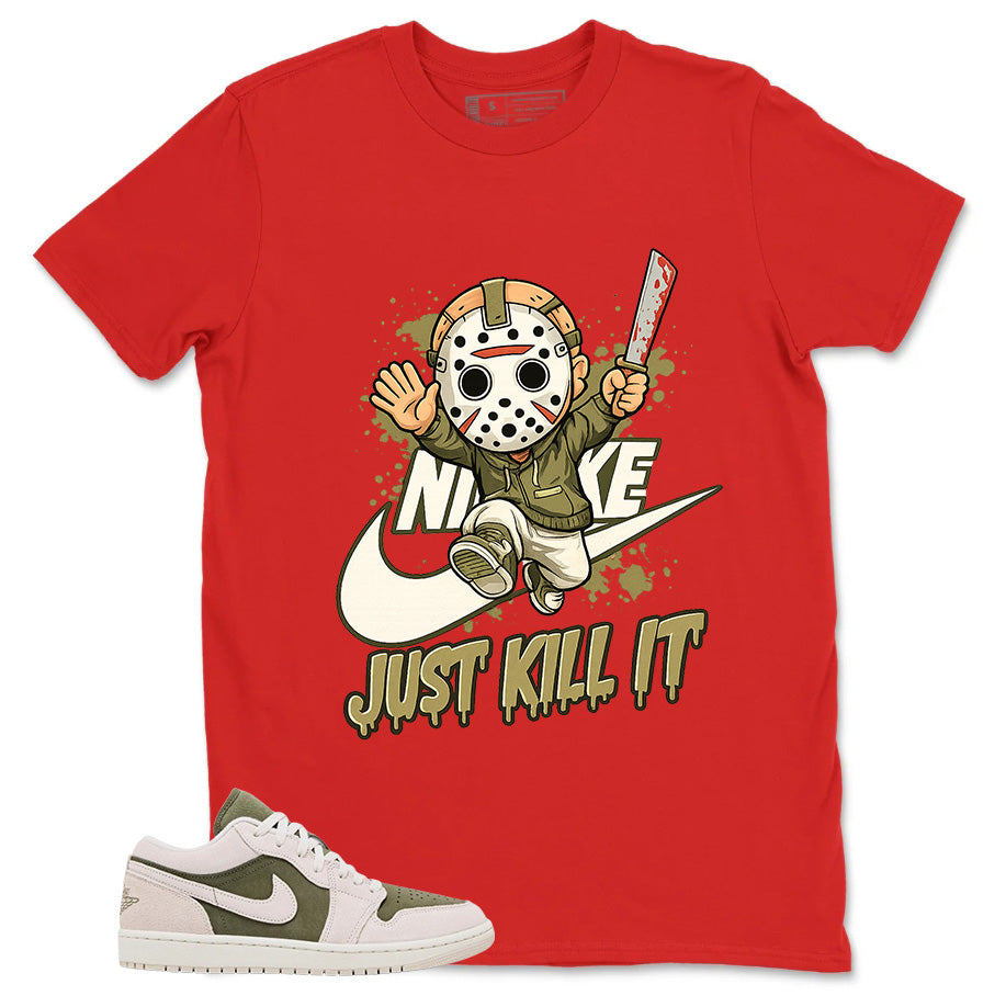 Green Medium Olive 1s Zadago Shirt Just Kill It Graphic