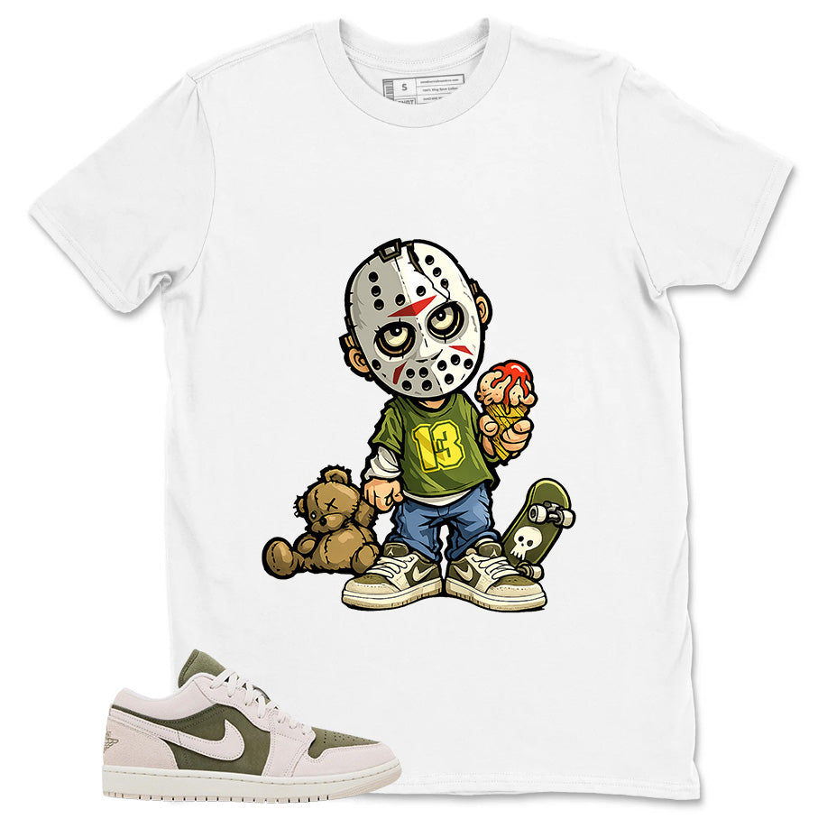 Green Medium Olive 1s Zadago Shirt Little Jason Graphic