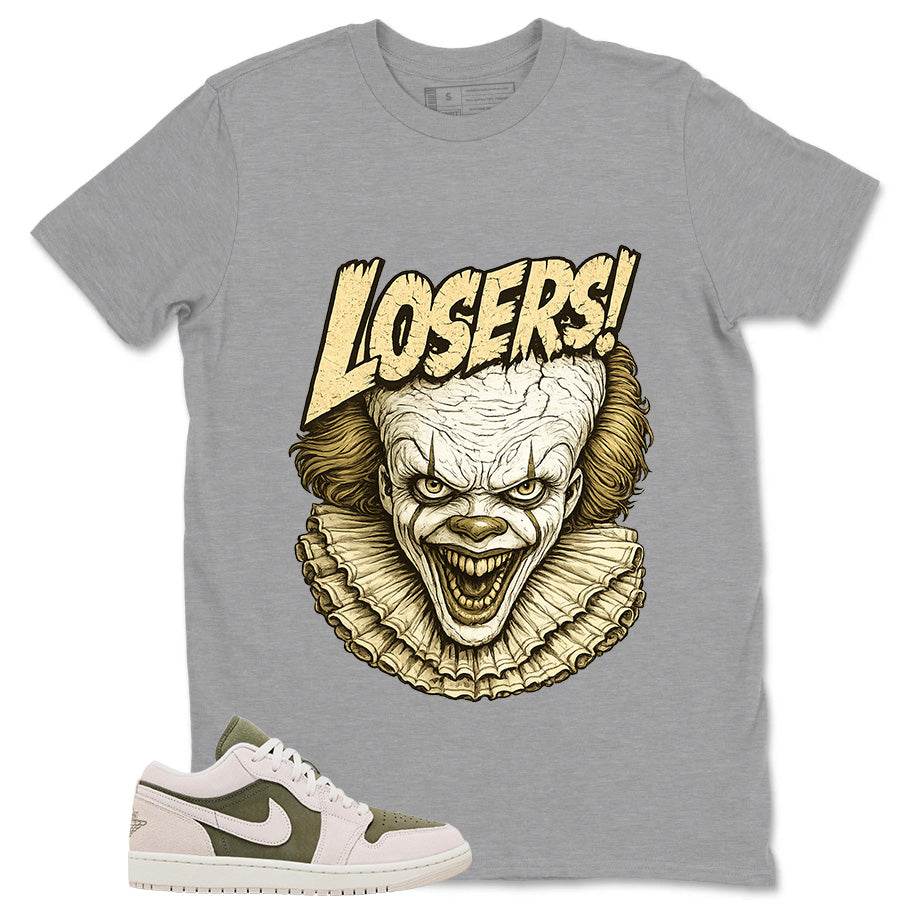 Green Medium Olive 1s Zadago Shirt Loser IT Graphic