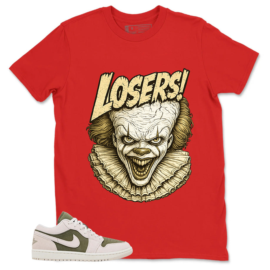Green Medium Olive 1s Zadago Shirt Loser IT Graphic