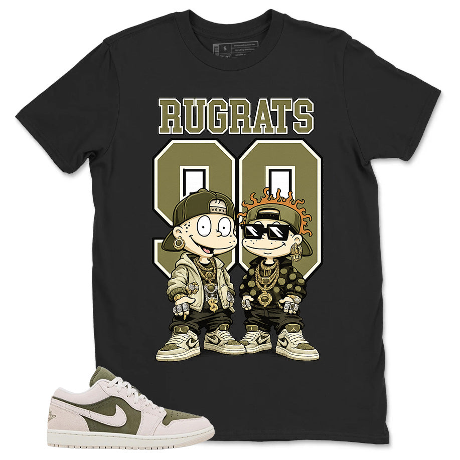 Green Medium Olive 1s Zadago Shirt Rugrats 90 Graphic