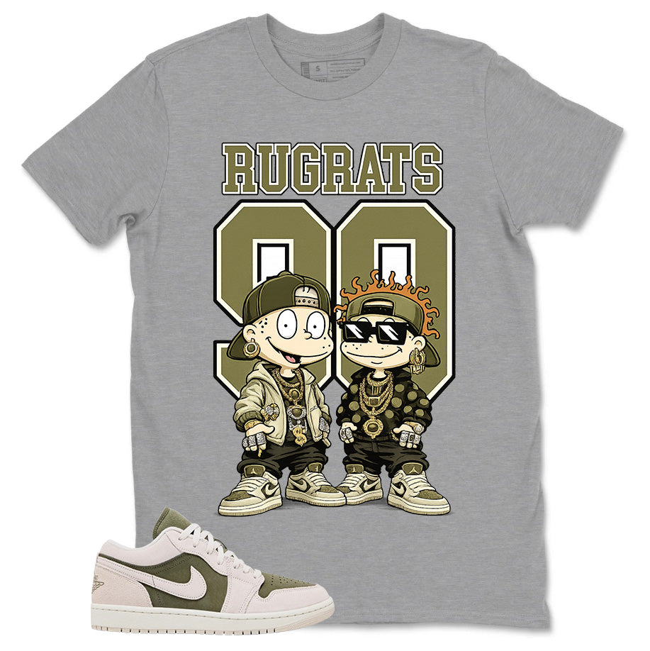 Green Medium Olive 1s Zadago Shirt Rugrats 90 Graphic