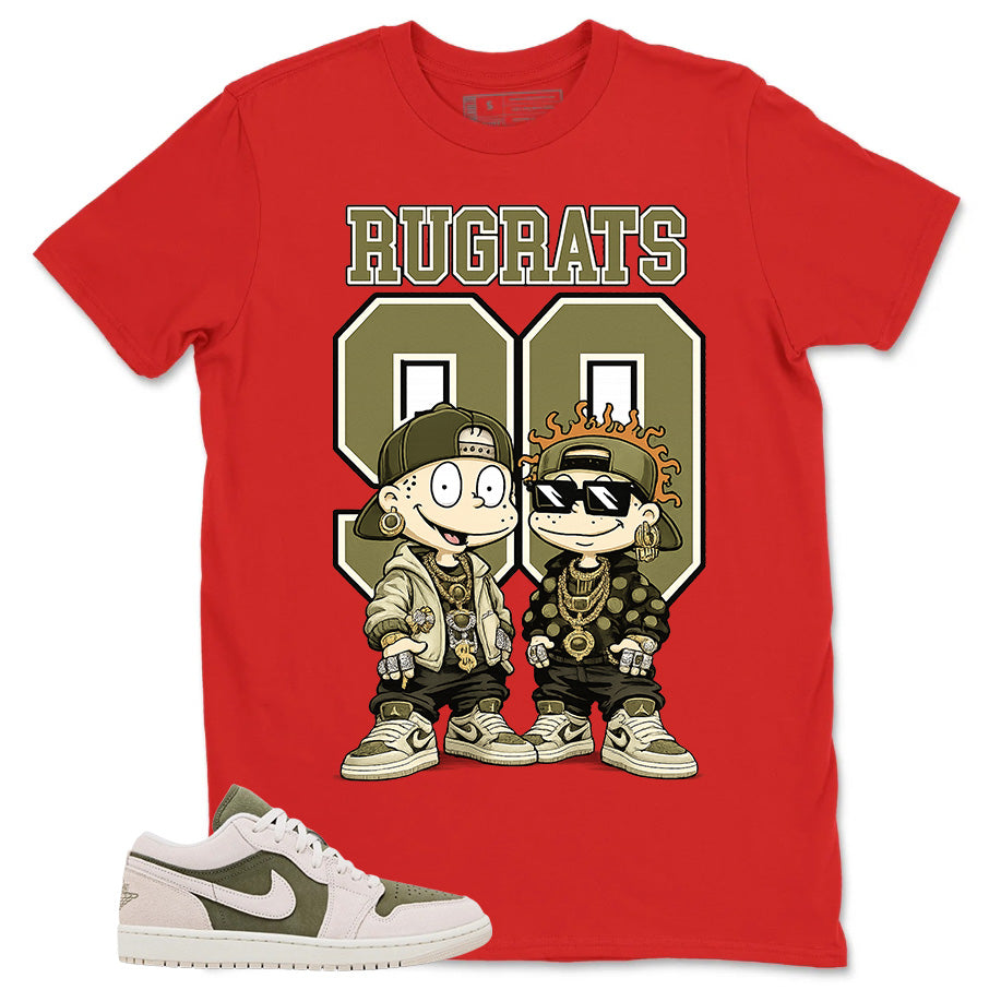 Green Medium Olive 1s Zadago Shirt Rugrats 90 Graphic