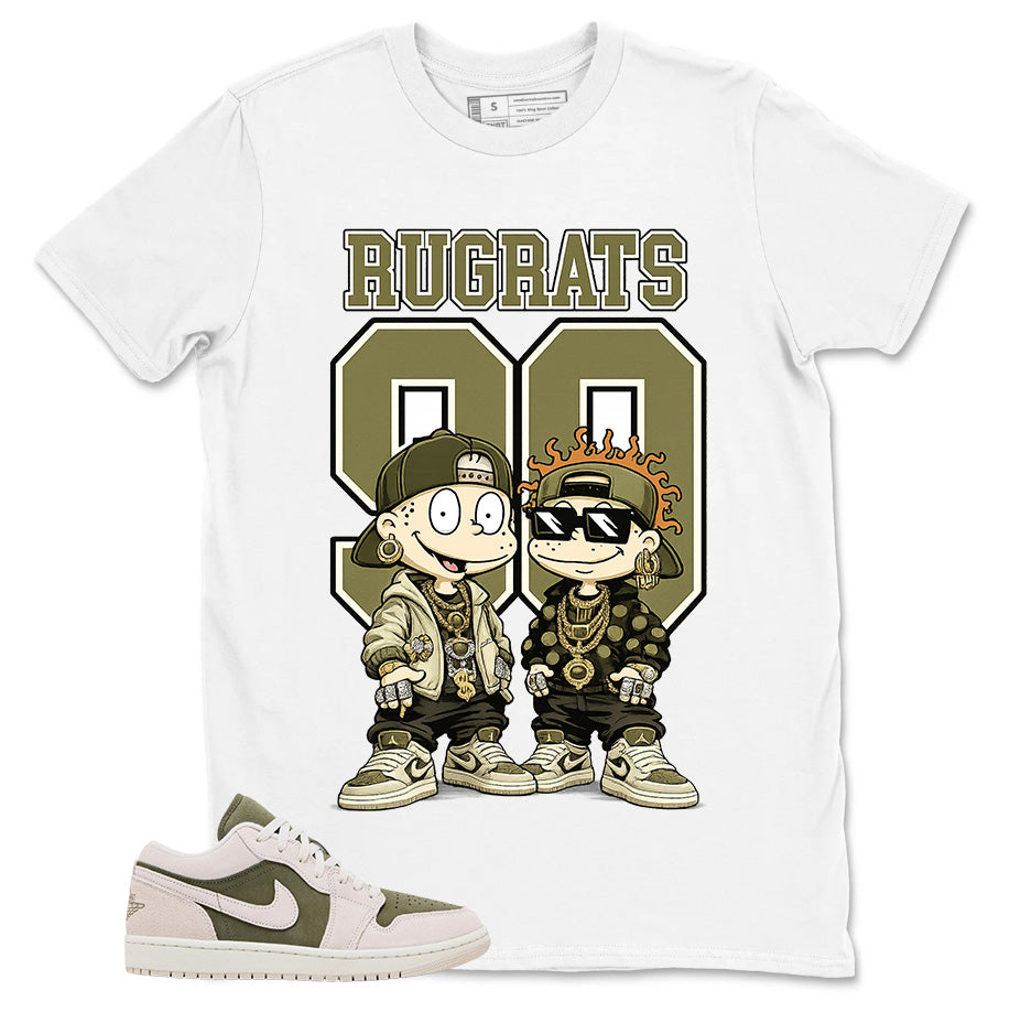 Green Medium Olive 1s Zadago Shirt Rugrats 90 Graphic