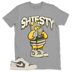 Green Medium Olive 1s Zadago Shirt Shiesty Pooh Graphic