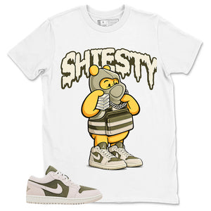 Green Medium Olive 1s Zadago Shirt Shiesty Pooh Graphic