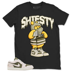 Green Medium Olive 1s Zadago Shirt Shiesty Pooh Graphic