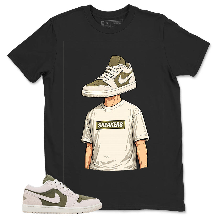 Green Medium Olive 1s Zadago Shirt Sneakerhead Graphic