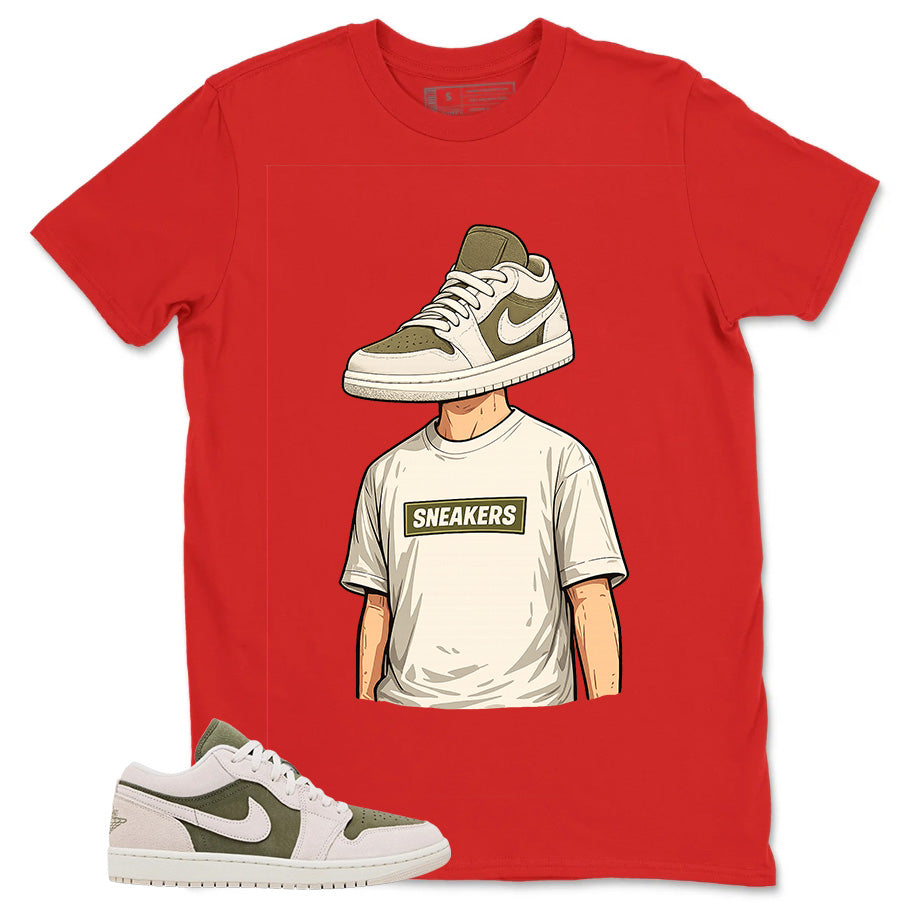 Green Medium Olive 1s Zadago Shirt Sneakerhead Graphic