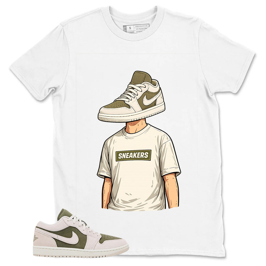 Green Medium Olive 1s Zadago Shirt Sneakerhead Graphic
