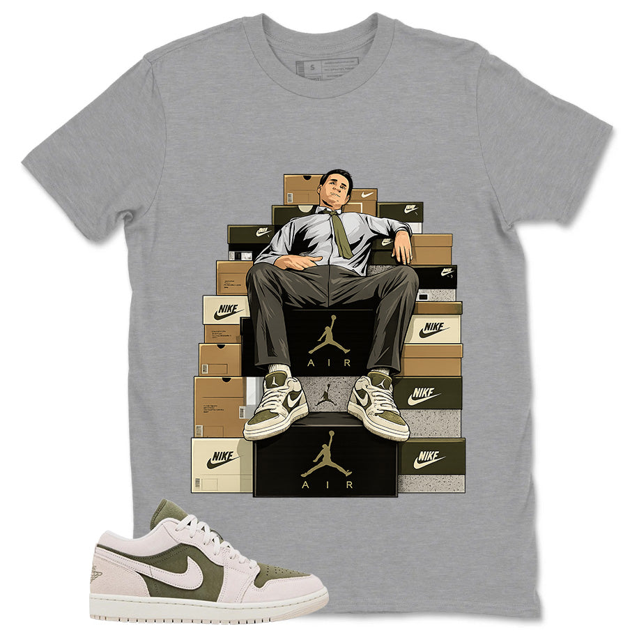 Green Medium Olive 1s Zadago Shirt Sole Boss Graphic