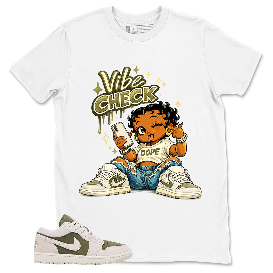 Green Medium Olive 1s Zadago Shirt Vibe Check Graphic
