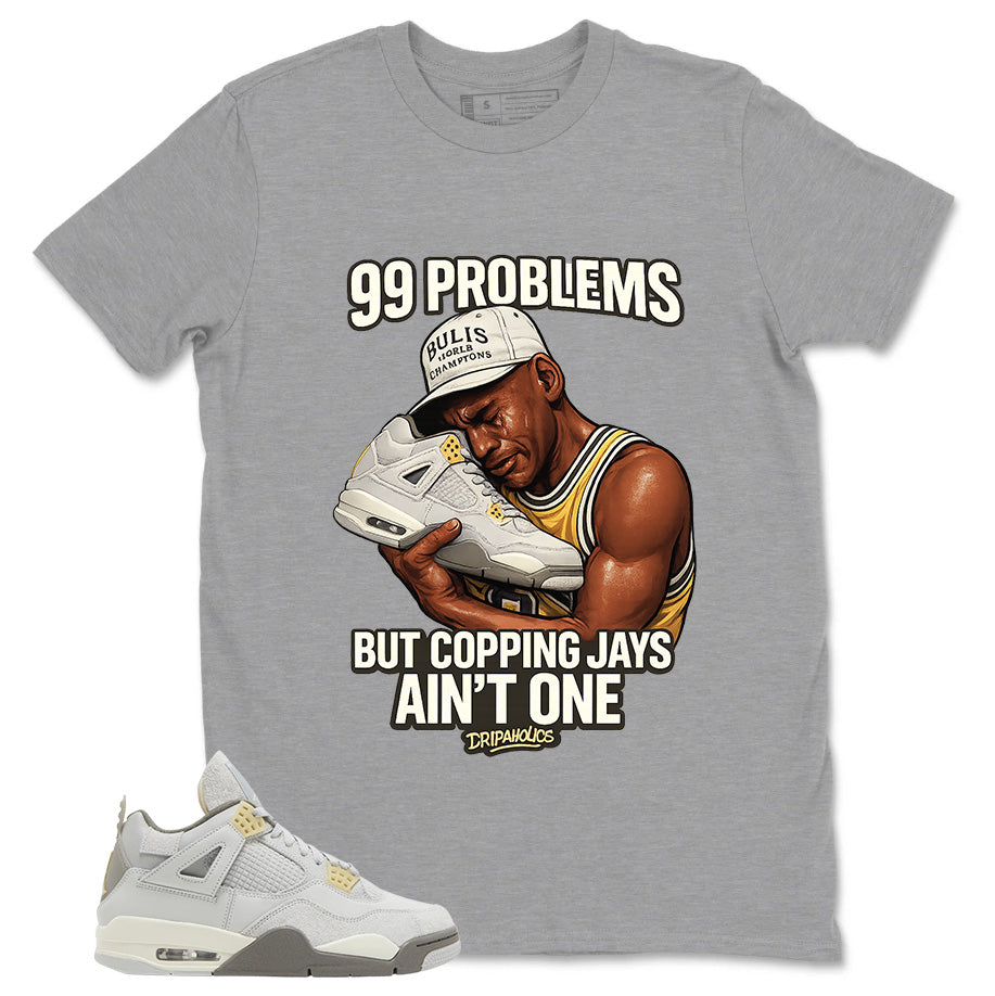 Grey Photon Dust 4s Zadago Shirt 99 Problems Graphic
