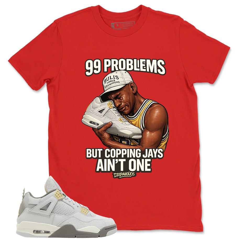 Grey Photon Dust 4s Zadago Shirt 99 Problems Graphic