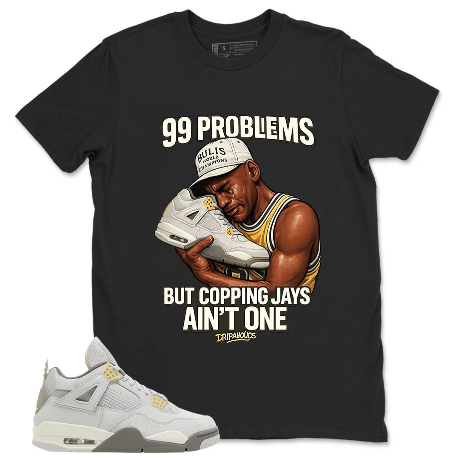 Grey Photon Dust 4s Zadago Shirt 99 Problems Graphic