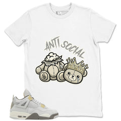 Grey Photon Dust 4s Zadago Shirt Anti Social Graphic
