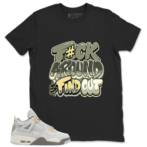 Grey Photon Dust 4s Zadago Shirt Fck Around Find Out Graphic
