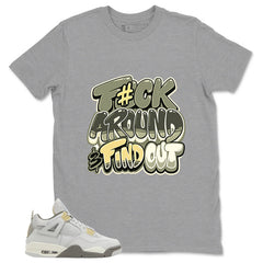 Grey Photon Dust 4s Zadago Shirt Fck Around Find Out Graphic