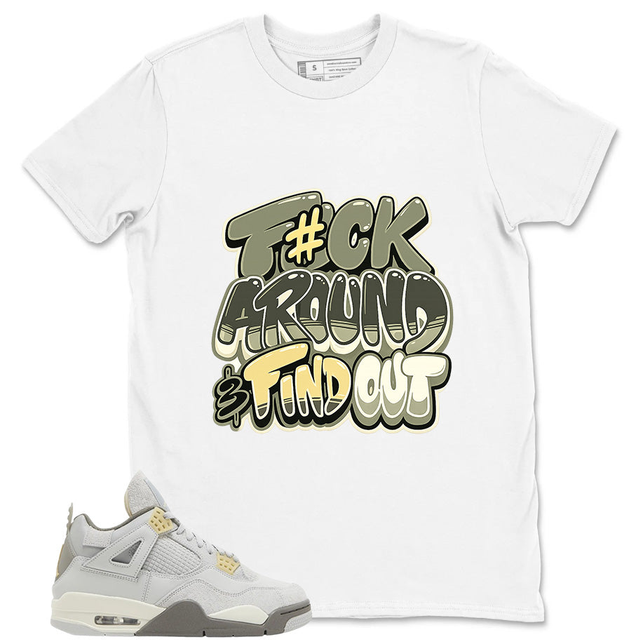 Grey Photon Dust 4s Zadago Shirt Fck Around Find Out Graphic