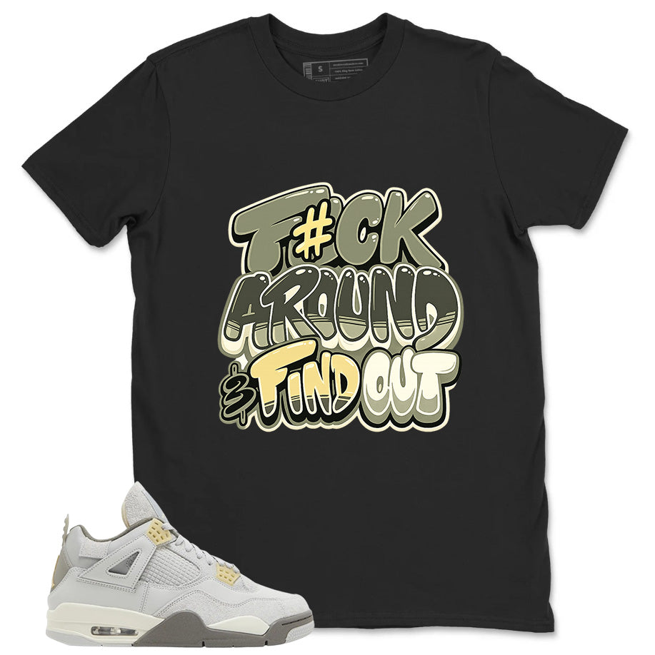 Grey Photon Dust 4s Zadago Shirt Fck Around Find Out Graphic