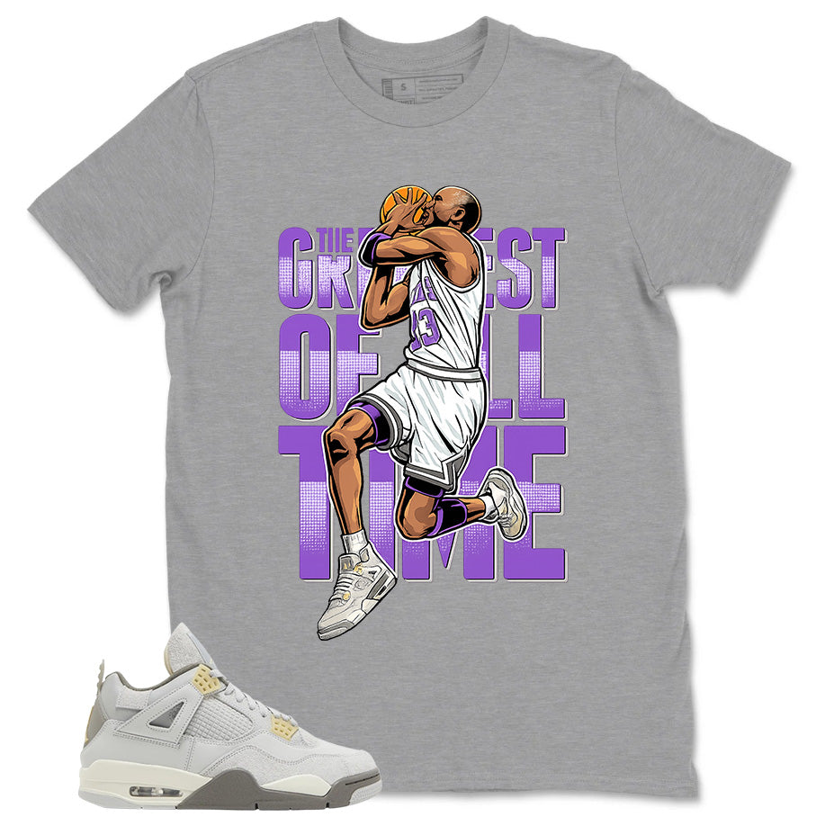 Grey Photon Dust 4s Zadago Shirt Greatest Of All Time Graphic