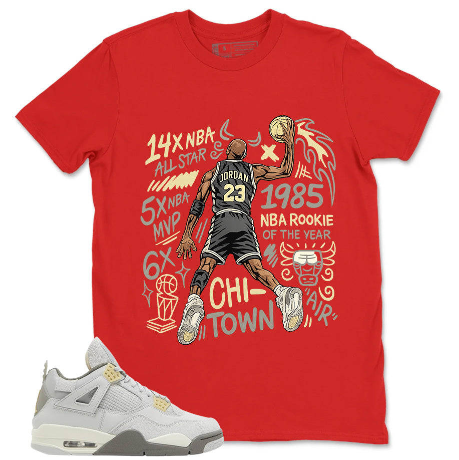 Grey Photon Dust 4s Zadago Shirt Jordan 23 All Star Graphic