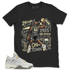 Grey Photon Dust 4s Zadago Shirt Jordan 23 All Star Graphic