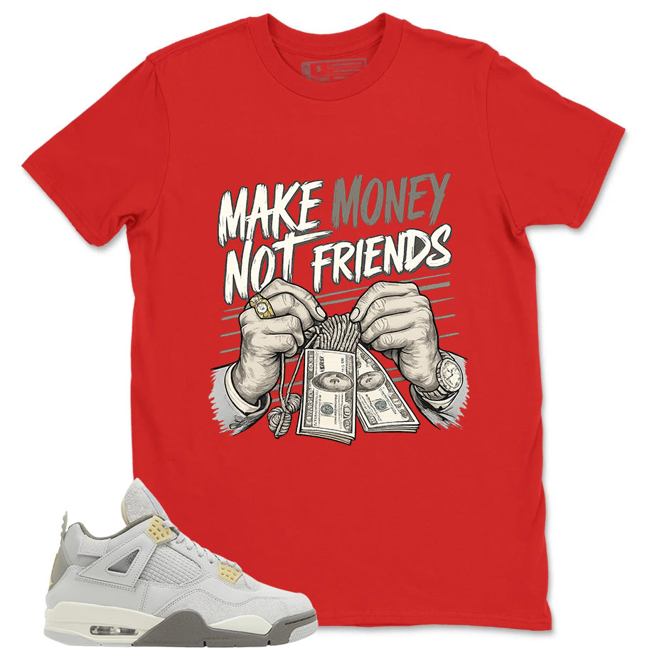 Grey Photon Dust 4s Zadago Shirt Make Money Not Friend Graphic