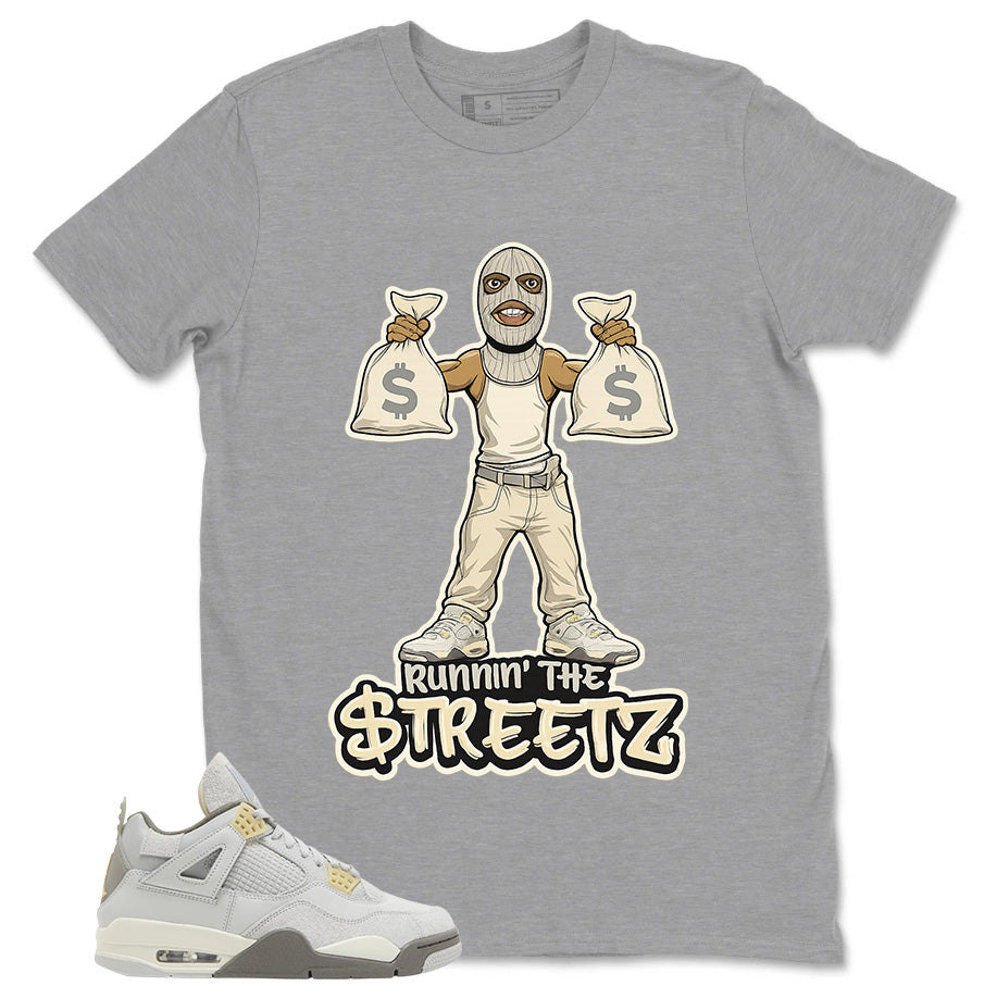 Grey Photon Dust 4s Zadago Shirt Runnin' The Street Graphic