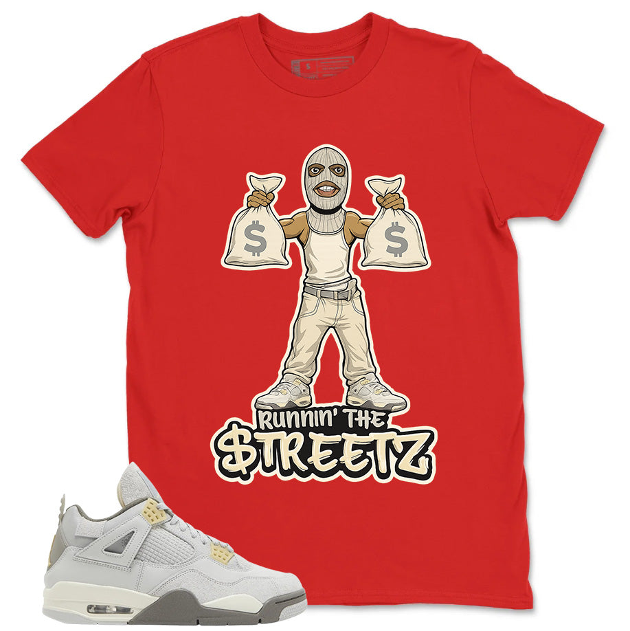 Grey Photon Dust 4s Zadago Shirt Runnin' The Street Graphic