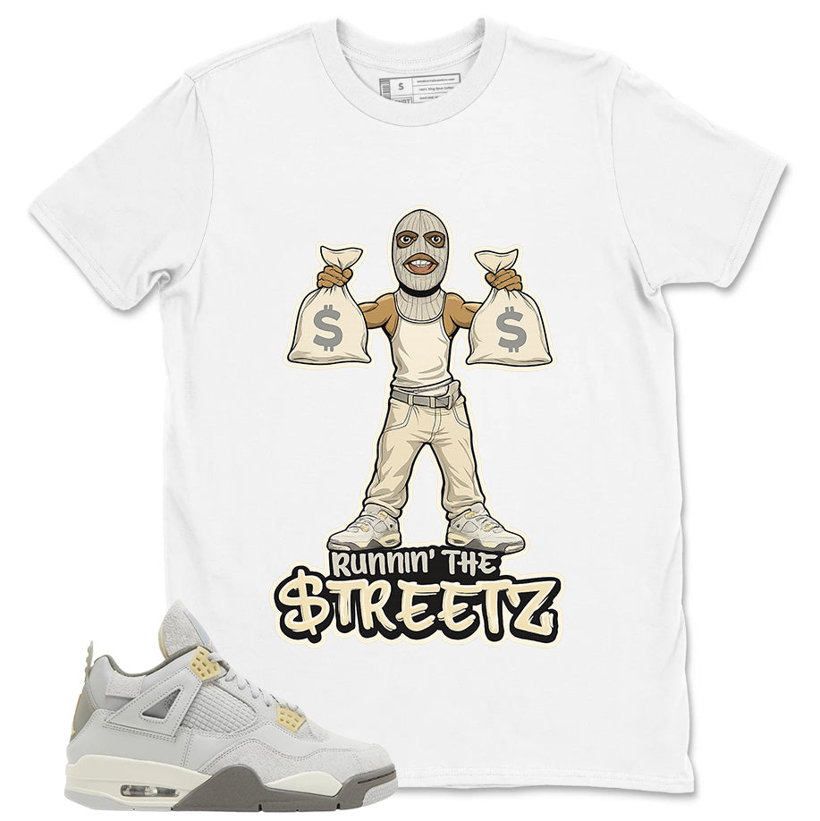 Grey Photon Dust 4s Zadago Shirt Runnin' The Street Graphic