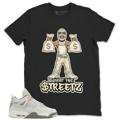 Grey Photon Dust 4s Zadago Shirt Runnin' The Street Graphic